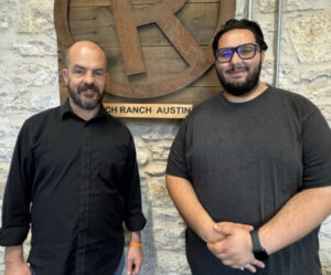 Ghazi with his fellowship host Kevin at Tech Ranch